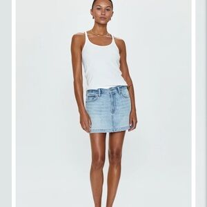 Pistola Denim Mini Skirt